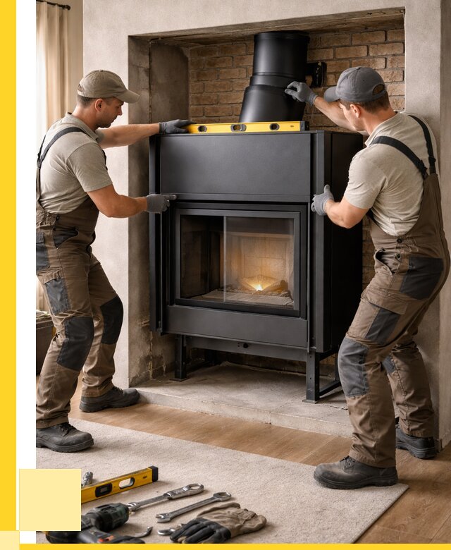 Установка каминных топок в Кореновске под ключ от 18655 р. | ЭриданКнв