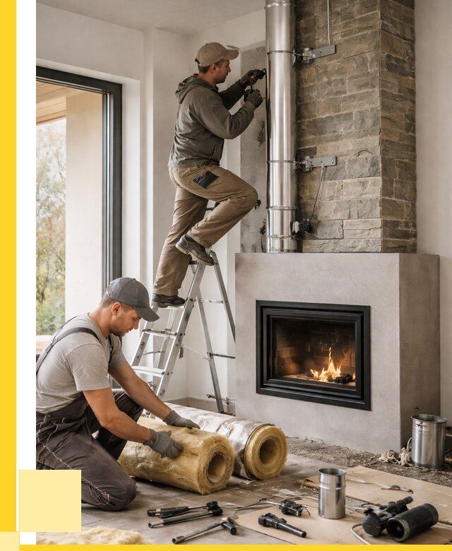 Монтаж дымоходов для каминов в Кореновске от 15546 р. ЭриданКнв