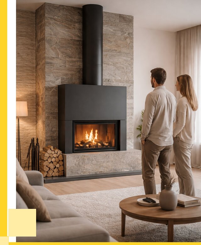 Закрытые камины под ключ в Кореновске от 124368 р., ЭриданКнв