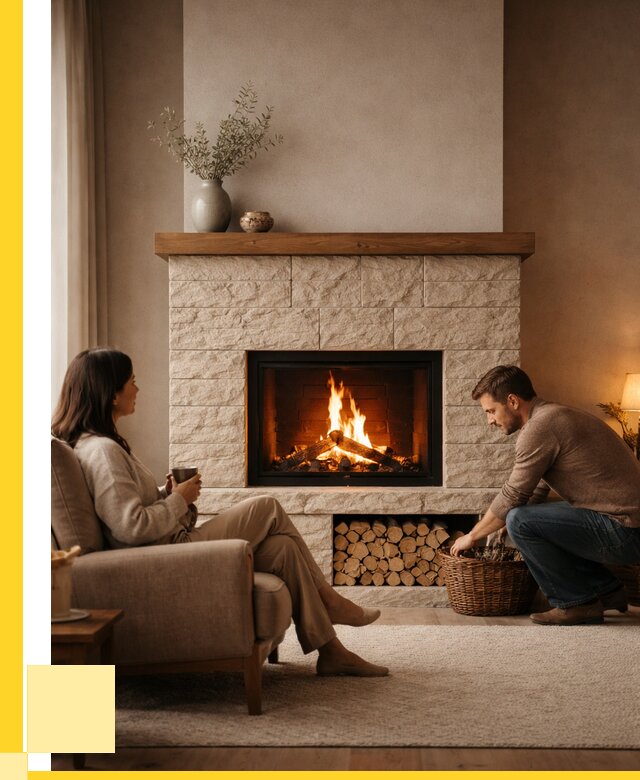 Камины для дома в Кореновске под ключ от 155460 р. | ЭриданКнв