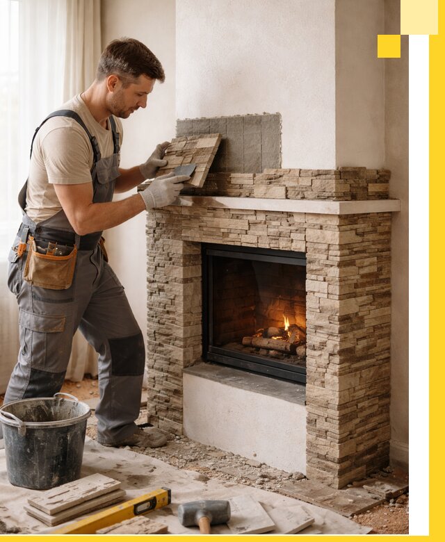 Изготовление и монтаж каминов для дома под ключ в Кореновске