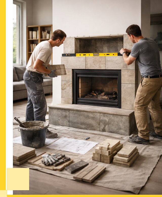 Монтаж каминов и установка в Кореновске от 46638 р. | ЭриданКнв