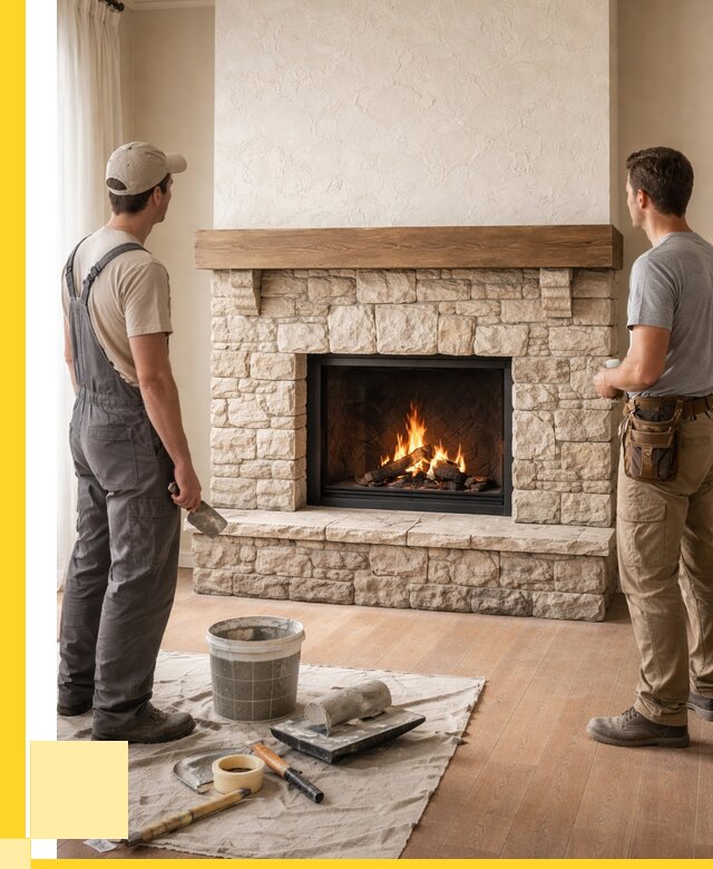 Отделка каминов в Кореновске от 6737 р. под ключ | ЭриданКнв