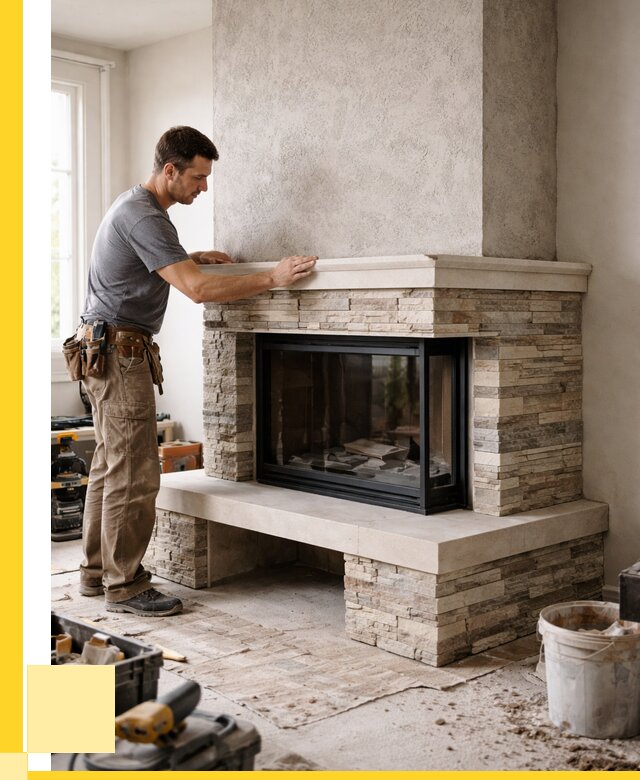 Изготовление каминов под ключ в Кореновске от 155460 р. | ЭриданКнв