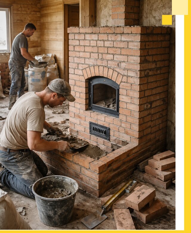 Профессиональное строительство печей в Кореновске под ключ