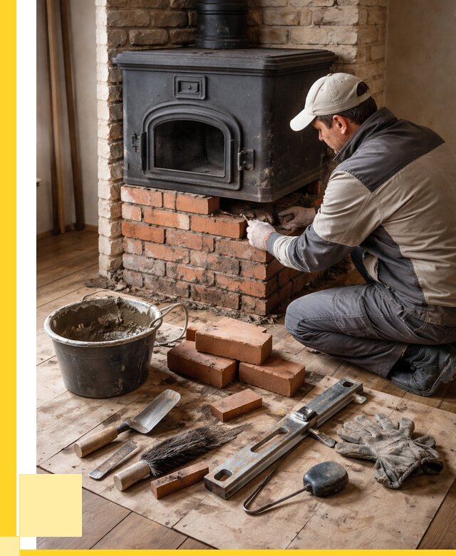 Ремонт печей в Кореновске от 12437 р., услуги печника ЭриданКнв