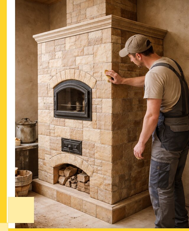 Облицовка печей в Кореновске от 4664 р. под ключ | ЭриданКнв