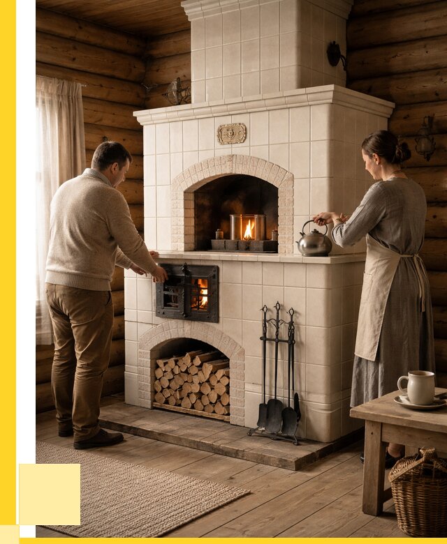 Русские печи в Кореновске: установка от 155460 р. ЭриданКнв