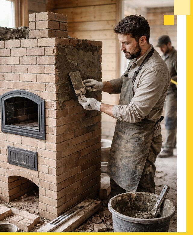 Изготовление и установка печей-шведок под ключ в Кореновске