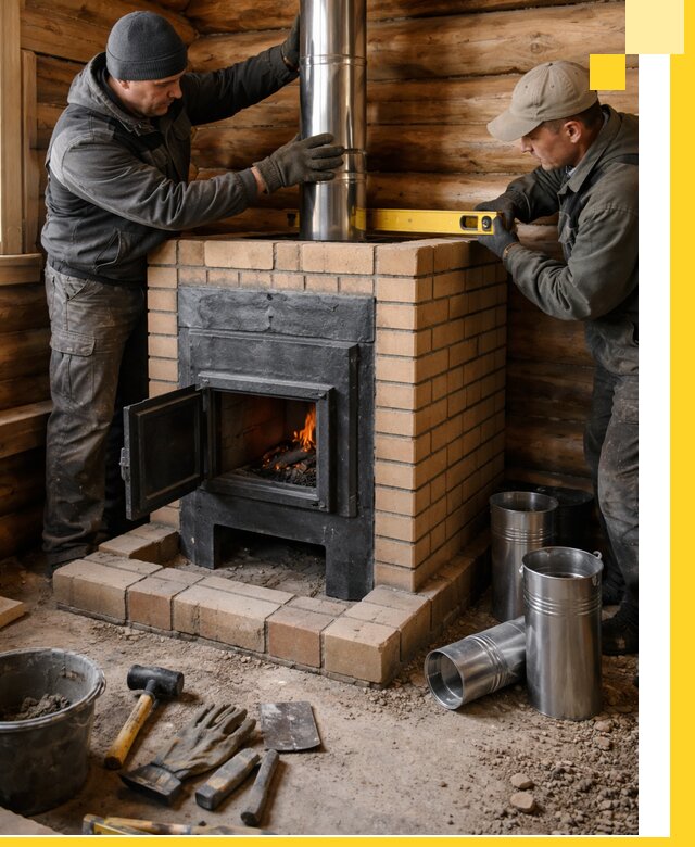 Проектирование, изготовление и установка банных печей в Кореновске