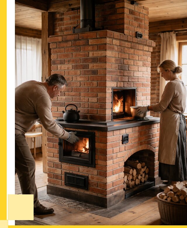 Печи для загородного дома под ключ в Кореновске от 82912 р. | ЭриданКнв