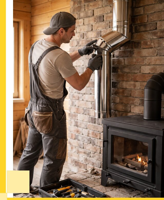 Монтаж дымоходов для печей в Кореновске от 7773 р. | ЭриданКнв