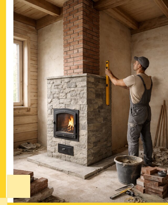 Печи и дымоходы под ключ в Кореновске от 46638 р., ЭриданКнв