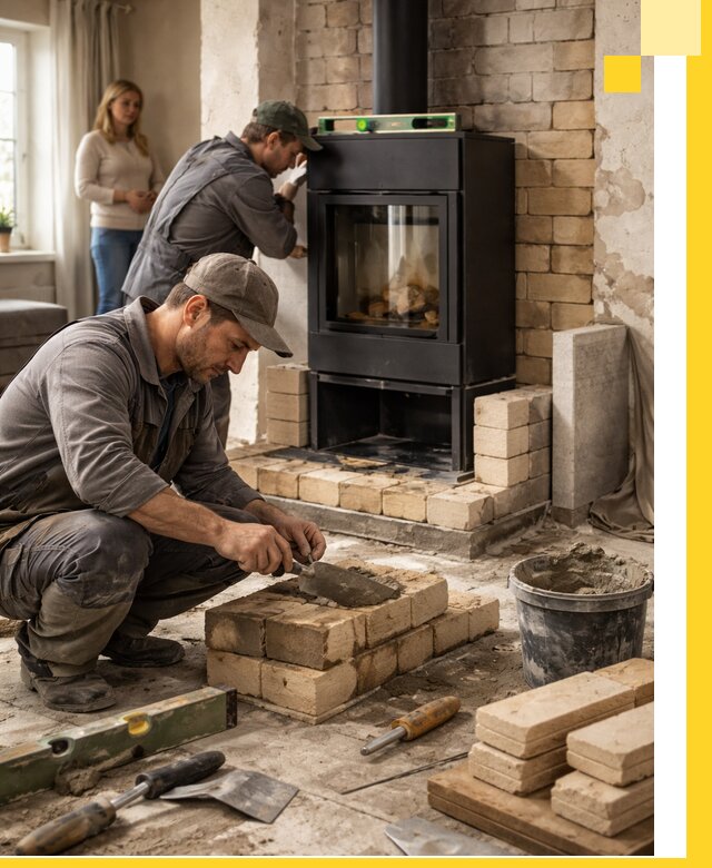 Печи и камины под ключ: проект, установка в Кореновске