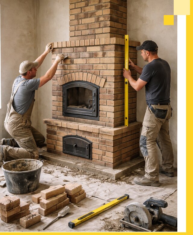 Продажа и установка печей и каминов для дома под ключ в Кореновске