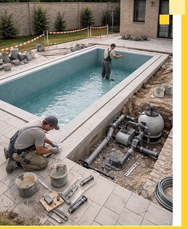 Строительство бассейнов под ключ в Кореновске: проекты и монтаж