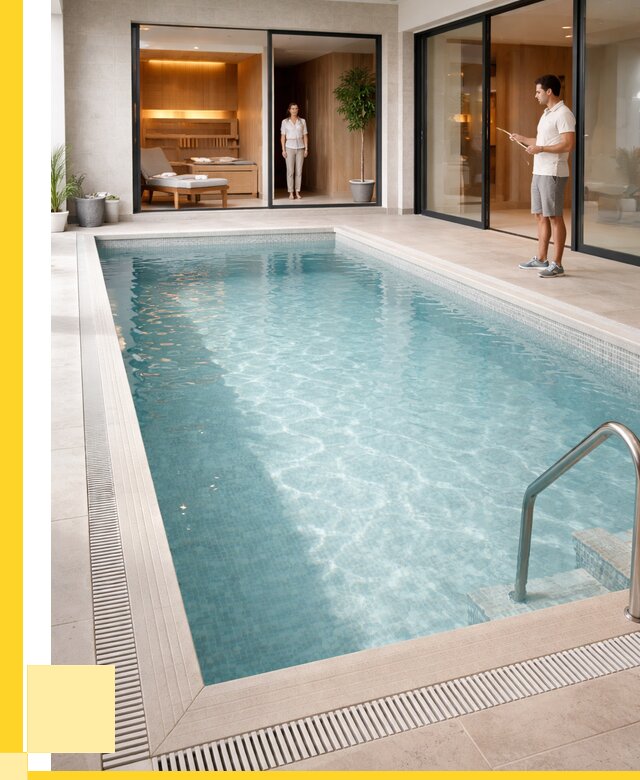 Отделка бассейна пленкой ПВХ в Кореновске от 3627 р. - ЭриданКнв