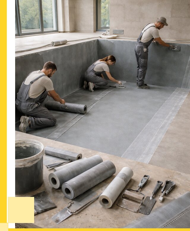 Гидроизоляция бассейнов в Кореновске от 2073 р., ЭриданКнв