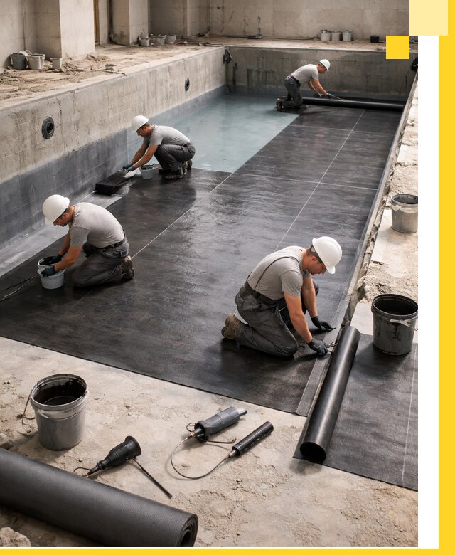 Профессиональная гидроизоляция бассейнов и чаш в Кореновске под ключ