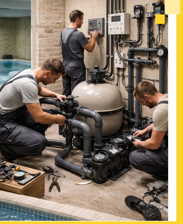 Комплексное оборудование для бассейнов под ключ в Кореновске