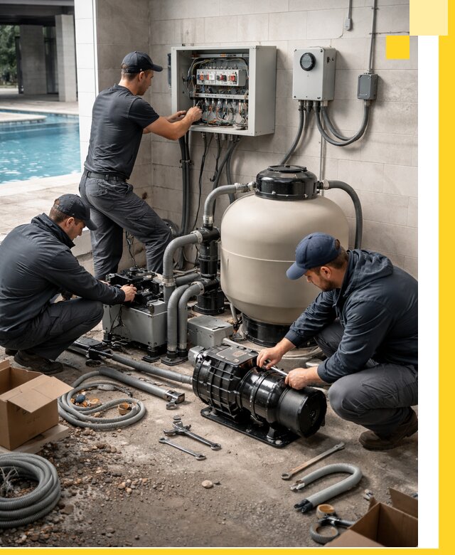 Профессиональный монтаж оборудования для бассейнов в Кореновске