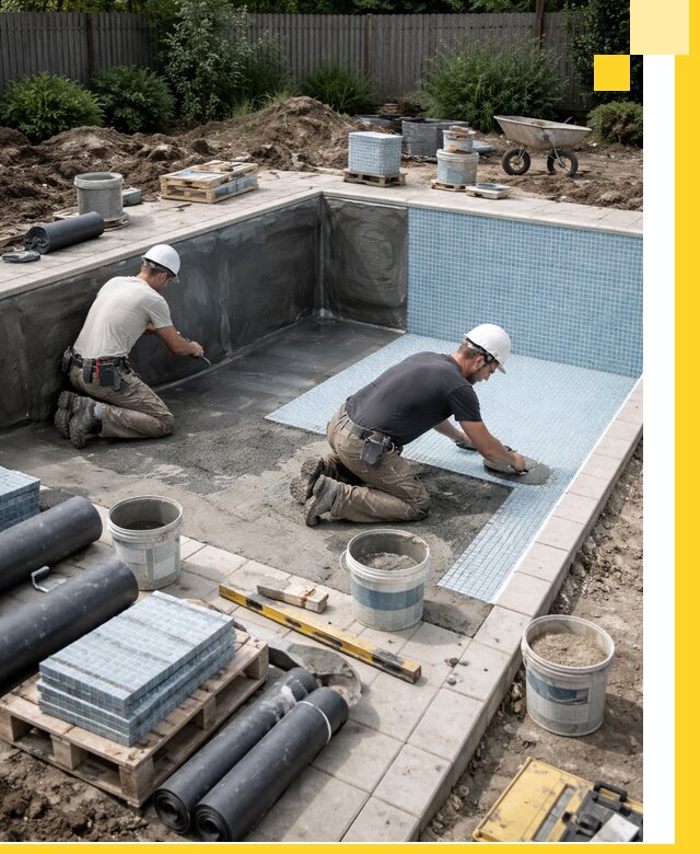 Проектирование и строительство стационарных бассейнов в Кореновске