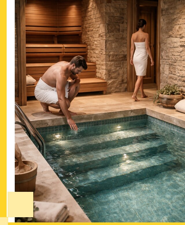 Сауна с бассейном под ключ в Кореновске от 124368 р., ЭриданКнв