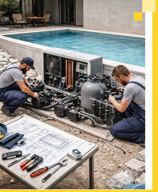 Проектирование и монтаж бассейнов с подогревом в Кореновске