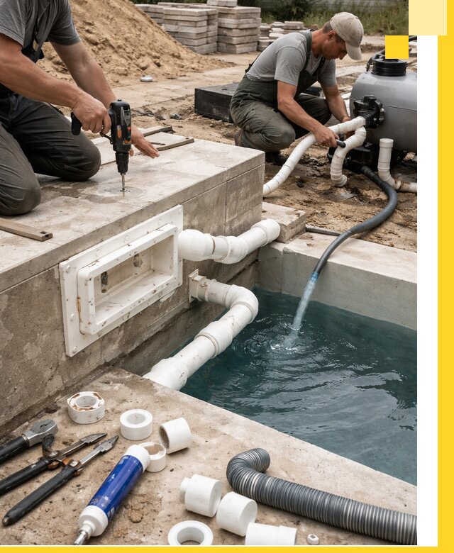 Строительство скиммерных бассейнов под ключ в Кореновске