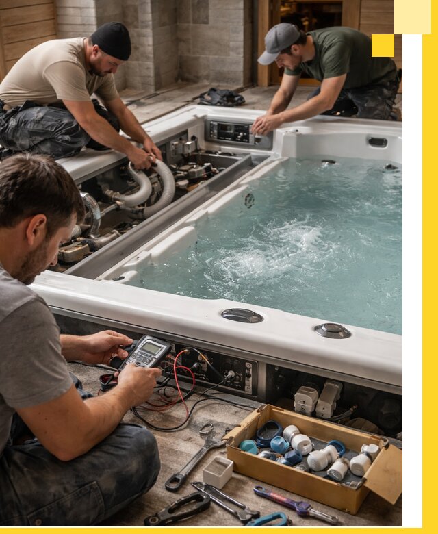 Гидромассажные бассейны под ключ в Кореновске, дизайн и монтаж