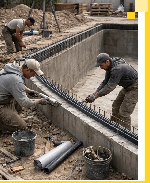 Качественный монтаж чаши бассейна в Кореновске под ключ с гарантией