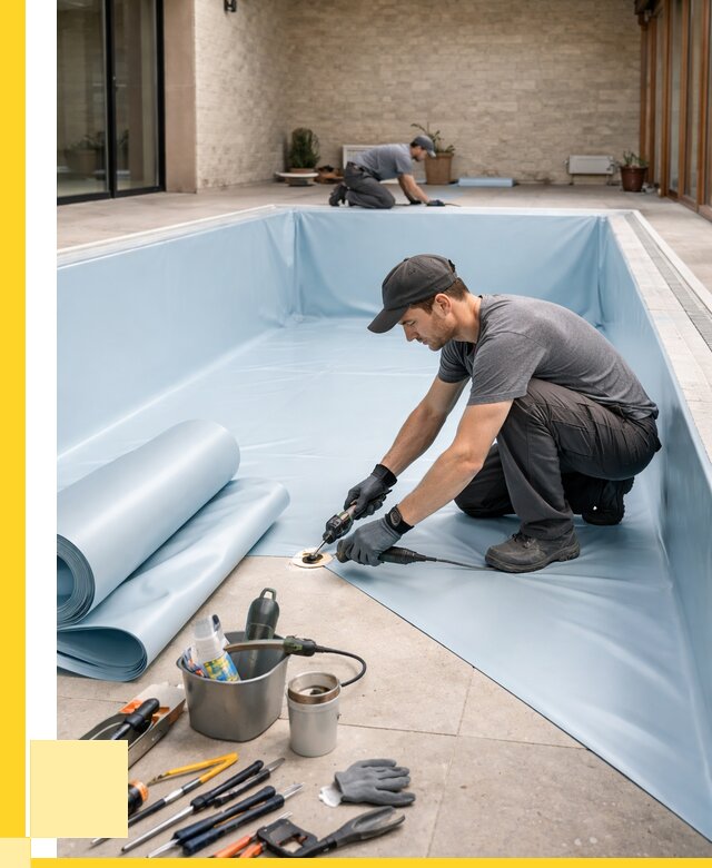 Пленка ПВХ для бассейнов в Кореновске от 2591 р. | ЭриданКнв