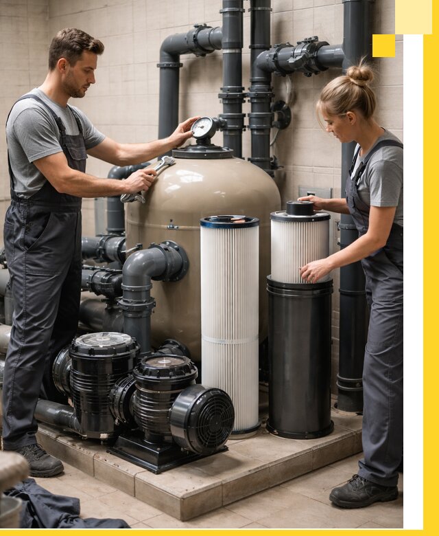 Фильтры и системы фильтрации для бассейнов в Кореновске