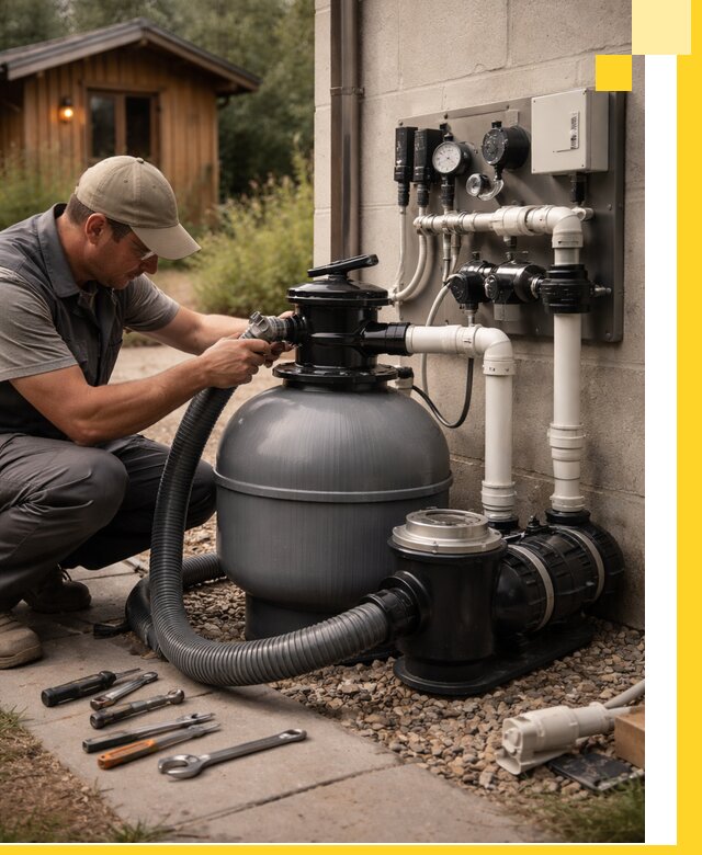 Продажа и монтаж фильтров и насосов для бассейнов в Кореновске