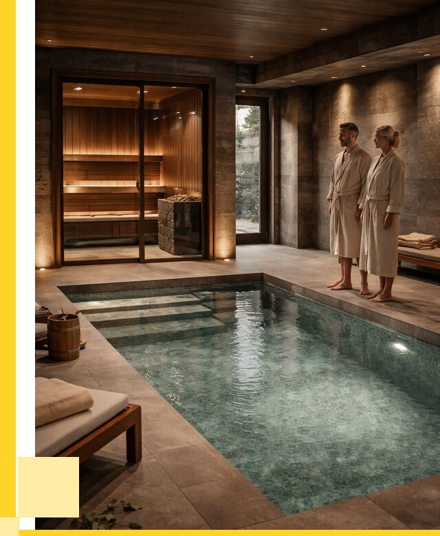 Сауна с большим бассейном в Кореновске от 1243680 р. ЭриданКнв