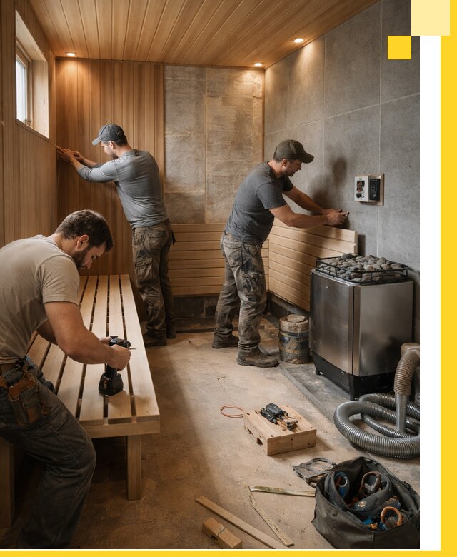 Сауны под ключ в Кореновске, проектирование, строительство, отделка