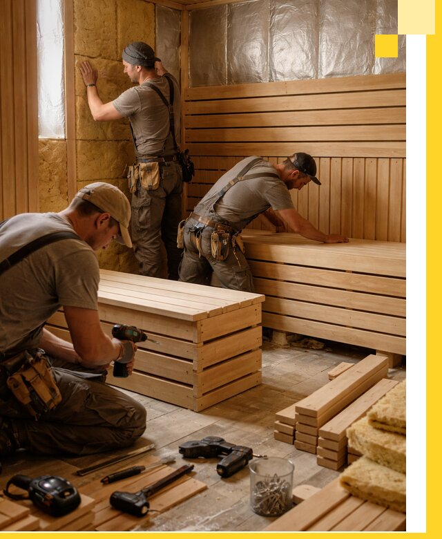 Профессиональное строительство саун под ключ в Кореновске