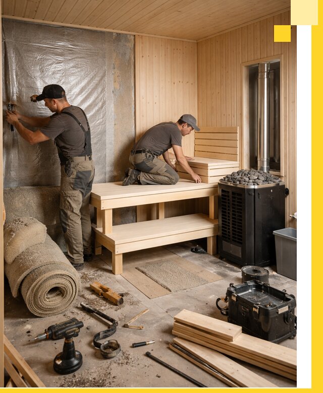 Проекты саун под ключ в Кореновске дизайн и строительство