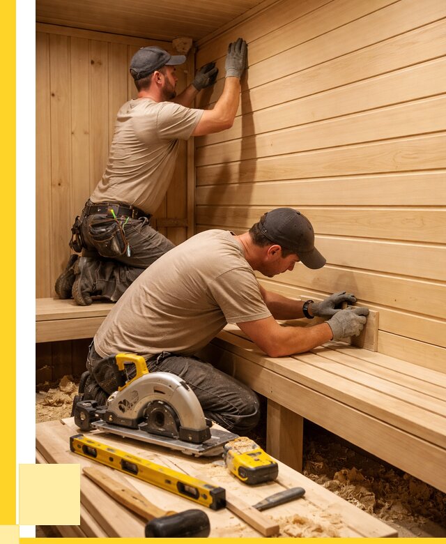 Обшивка саун вагонкой в Кореновске от 2591 р. | ЭриданКнв