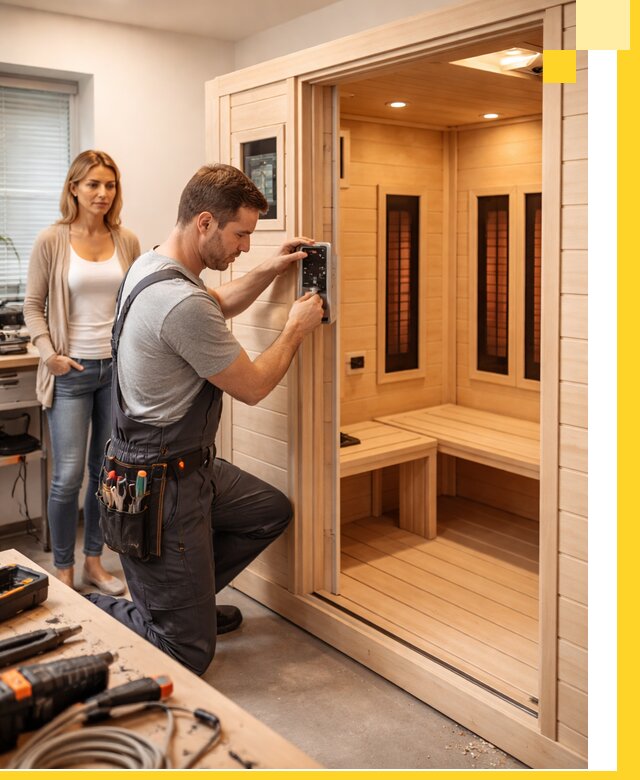 Инфракрасные сауны под ключ в Кореновске продажа и установка