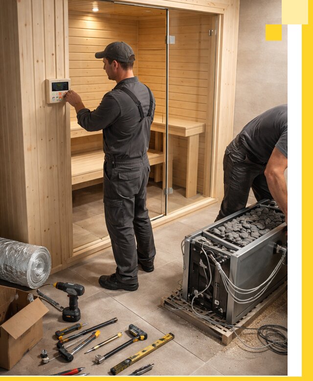 Поставка, установка и монтаж электрических саун в Кореновске