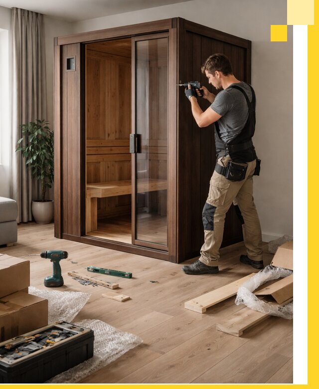 Установка и производство мини саун под ключ в Кореновске