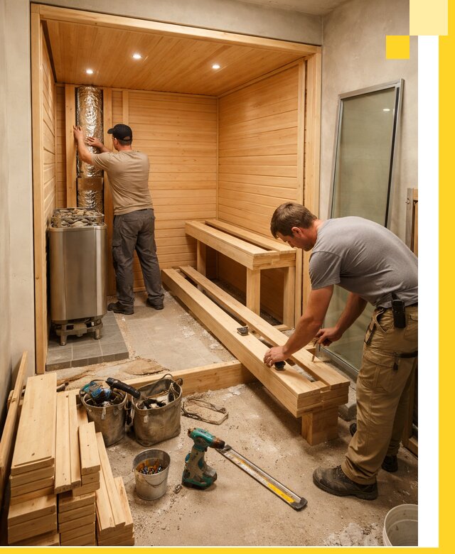 Проектирование и установка домашних саун под ключ в Кореновске