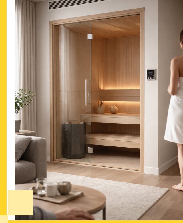 Сауна в квартире под ключ в Кореновске от 124368 р. ЭриданКнв