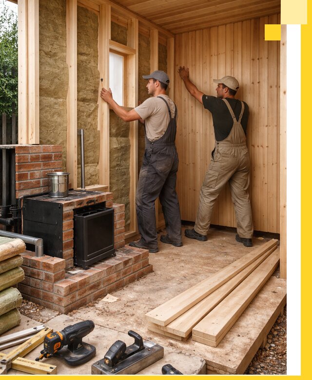 Строительство и установка дачных саун под ключ в Кореновске