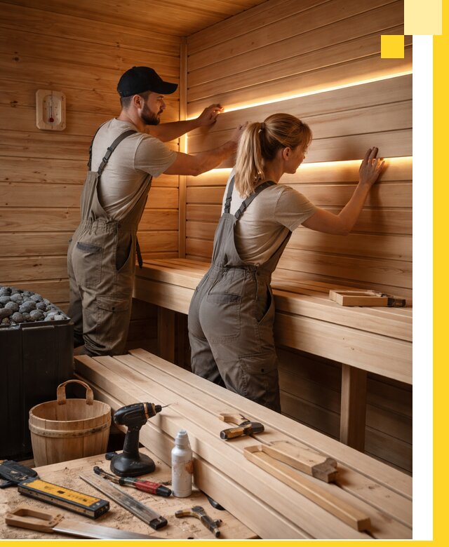 Дизайн саун и бань под ключ с индивидуальным проектом в Кореновске