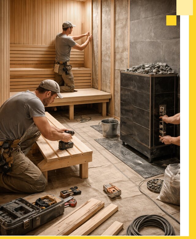 Дизайн и строительство интерьерных саун под ключ в Кореновске