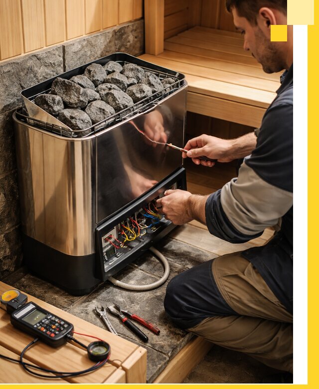 Продажа и установка электрокаменок для саун в Кореновске