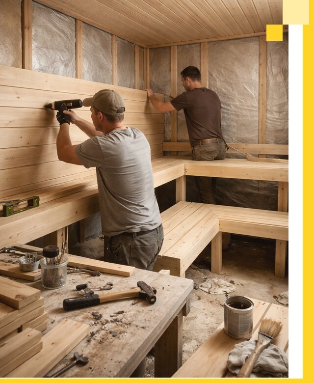 Профессиональная отделка бань и саун под ключ в Кореновске