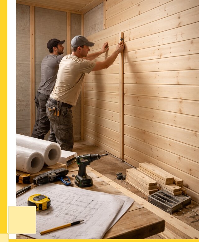 Обшивка бани вагонкой в Кореновске от 1244 р., ЭриданКнв